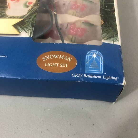 C7 Figural Snowman String Light Set GKI Bethlehem - Picture 2 of 8